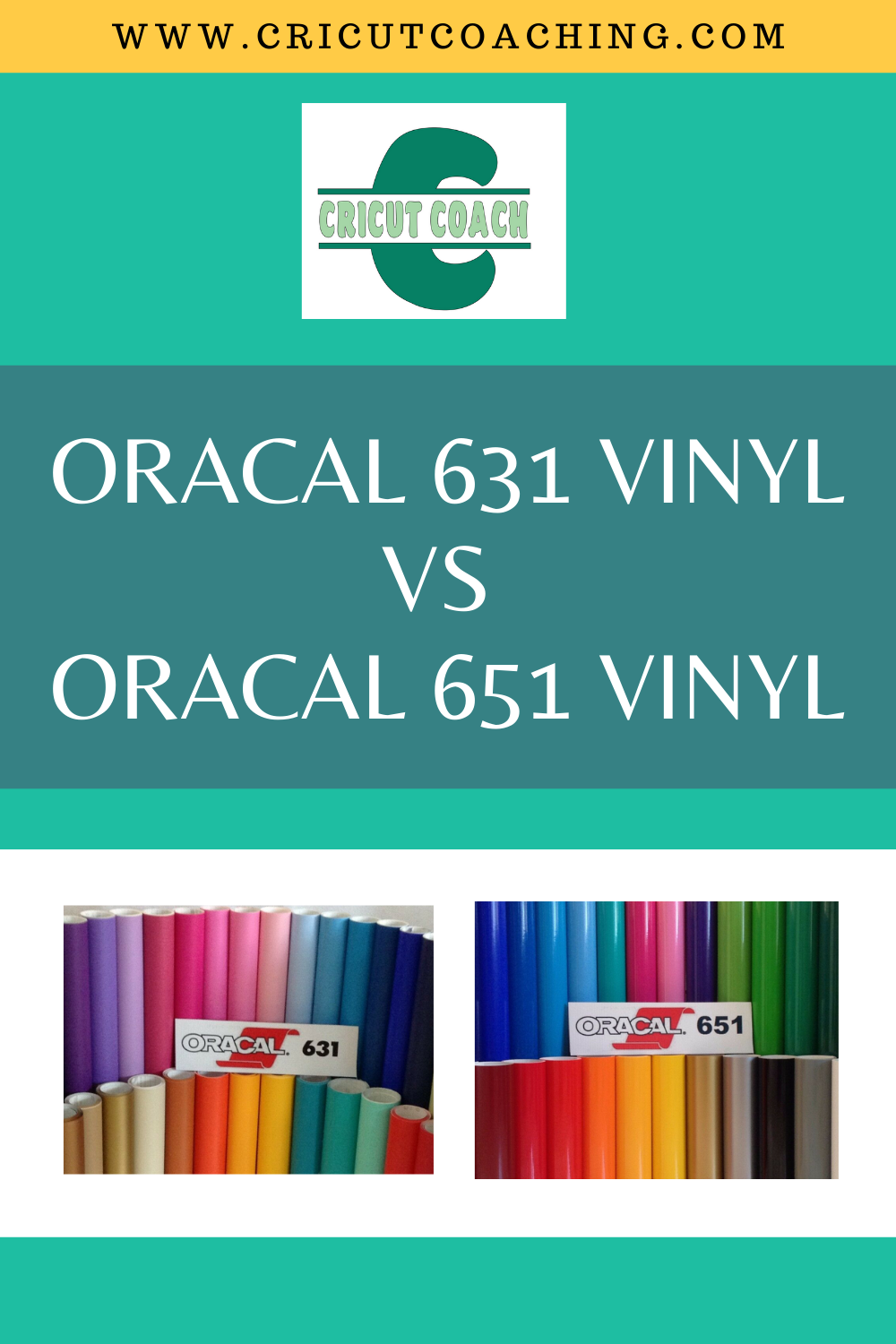 Oracal 631 vs 651 Vinyl: What is the difference? - Cricut Coach